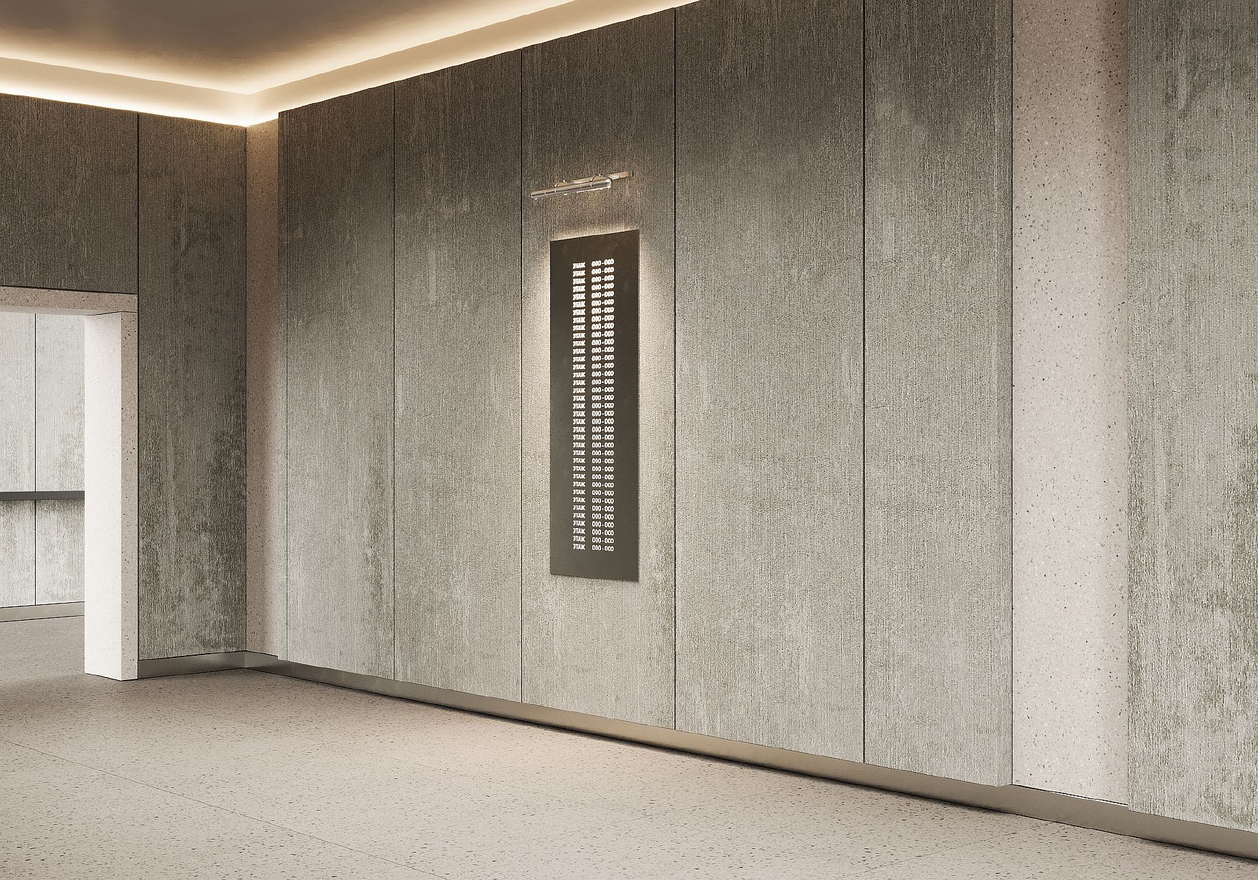 Вертикаль U002 Urban SMART стеновая панель под штукатурку 3000xx1000x8