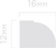 Молдинг D16V1