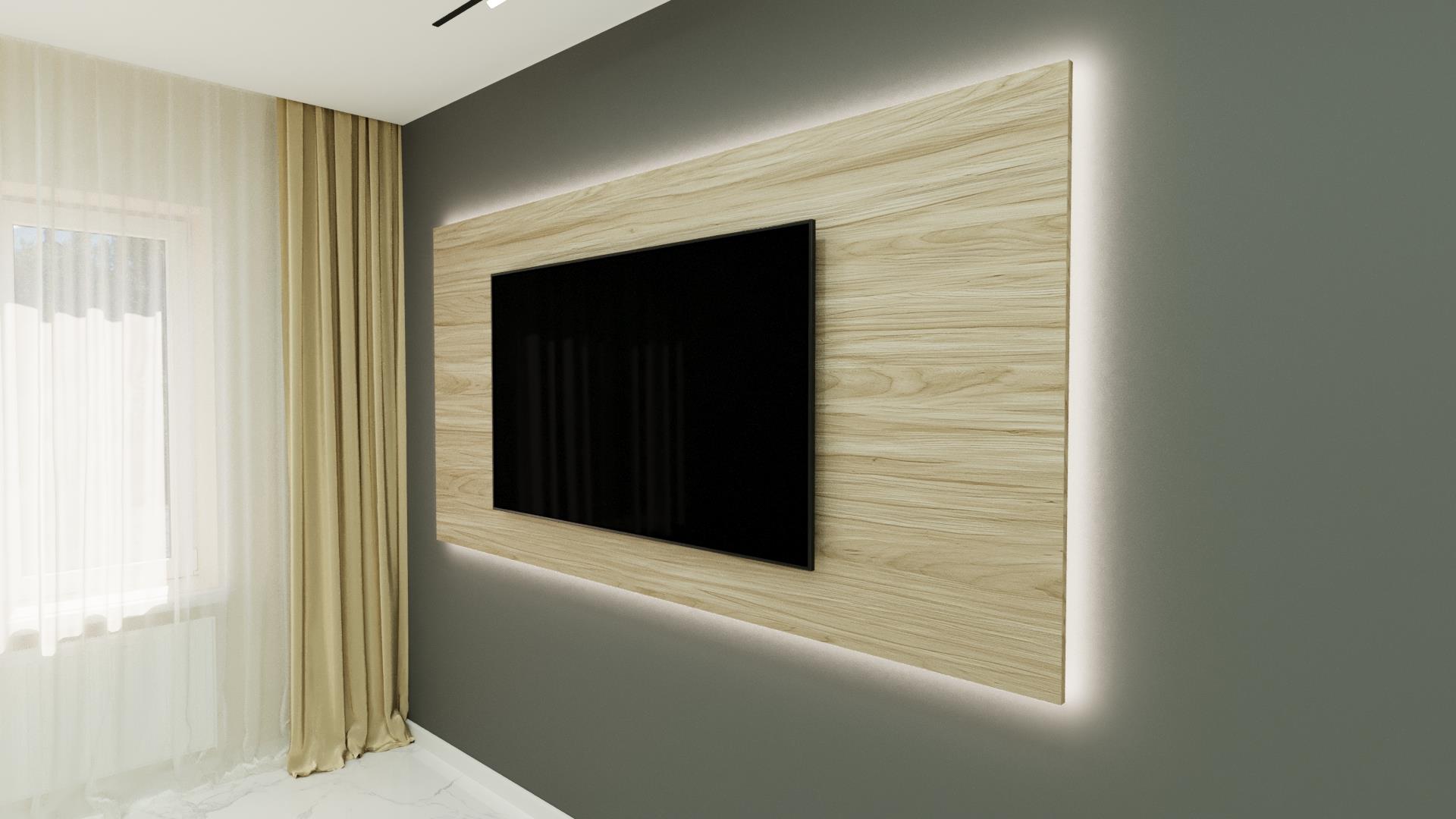 Eterno ETW17 Libra4 фото в интерере стеновая панель для ТВ