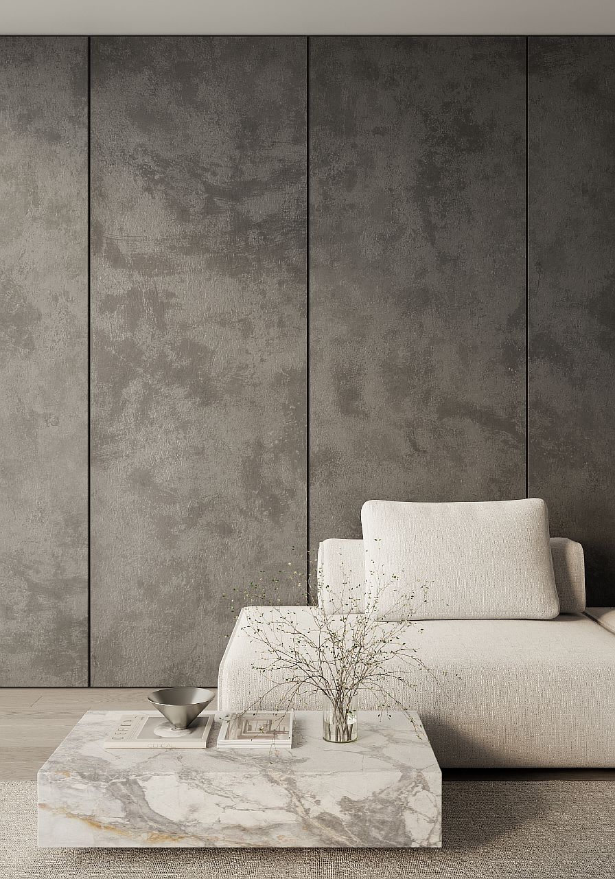 Вертикаль N004 Nirvana SMART стеновая панель под бетон 3000xx1000x8