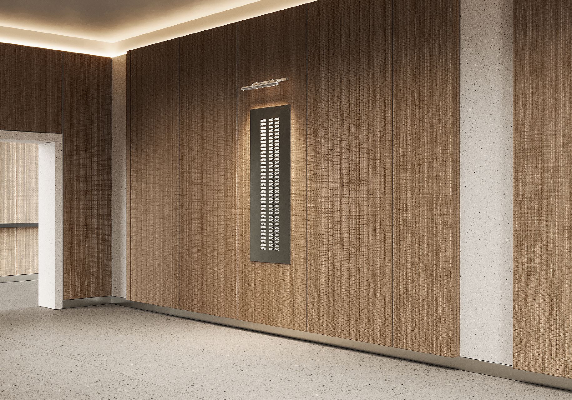 Вертикаль RE02 Reverso SMART стеновая панель под мешковину 3000xx1000x8