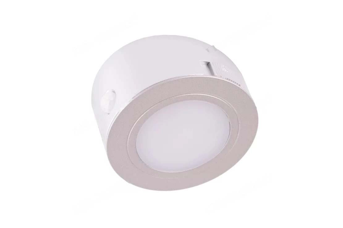 Беспроводный круглый LED светильник с PIR сенсором 1.8 Вт 5 В  (Micro USB) 66х15~32 мм
