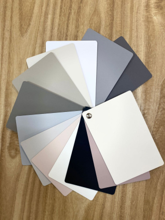 Образцы на связке FUNDERMAX компакт ламинат Тип 2 (13 декоров-матовые поверхности из коллекции APTICA)