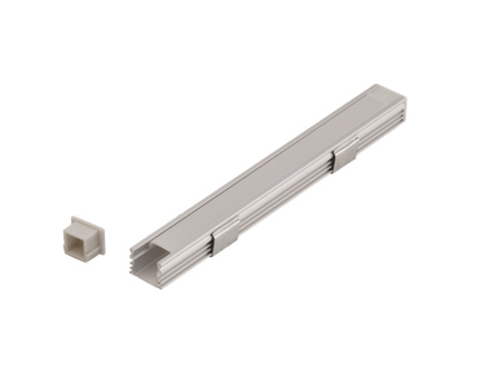 Алюминиевый профиль LR38 для светодиодной ленты, 2000х16х12мм, анодированный