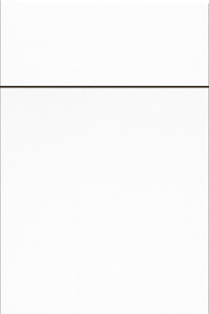 Мебельные фасады, пластик Arpa 0001 LU Белый (глянец, кромка PUR клей)