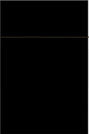 Фасад из стеклоламината Senosan GX 81122G Black max размер 2750х1100х20.3 мм